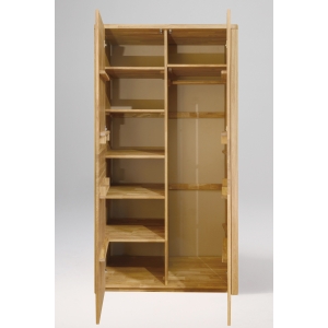 Furniteco Korsa 2 Doors Wardrobe (oak, natural parquet oil). Photo 3